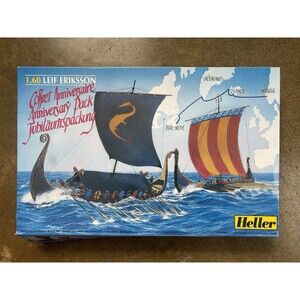 Heller 1/60 Leif Eriksson Viking Ship Model Kit Anniversary Pack 80853
